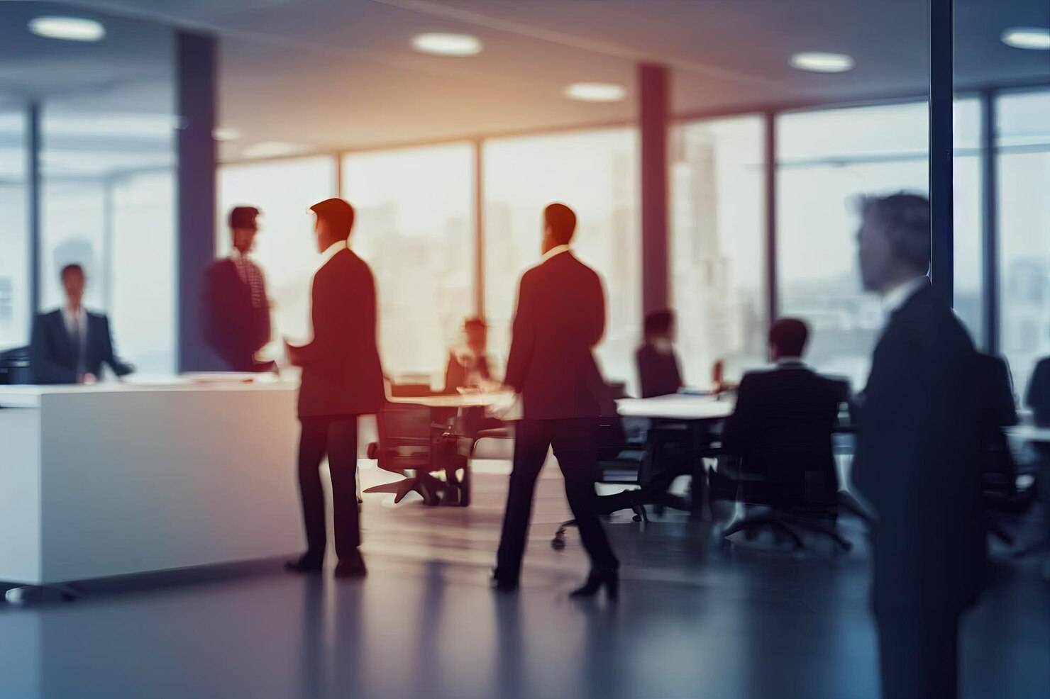 Professional man working